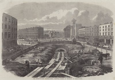 La Metropolitana (sotterranea), lavori in corso a King